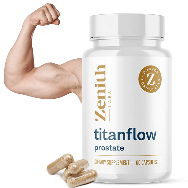 Titanflow 1 bottle with arm flexing